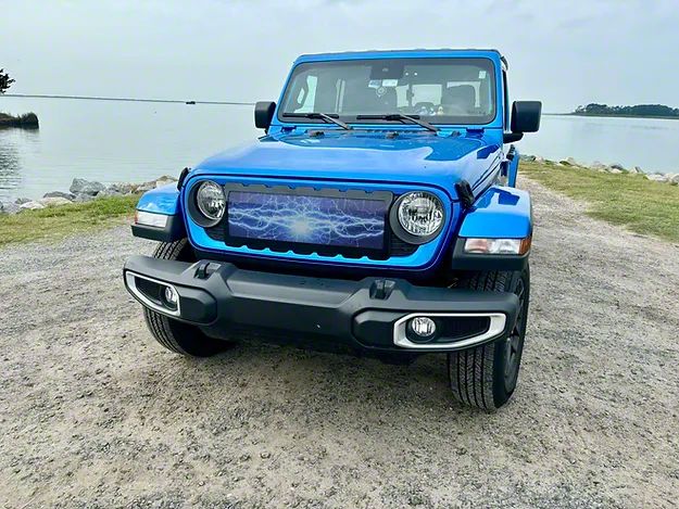 ZKD Customs Jeep Gladiator Grille Insert; Grinch JG46449 (24-25