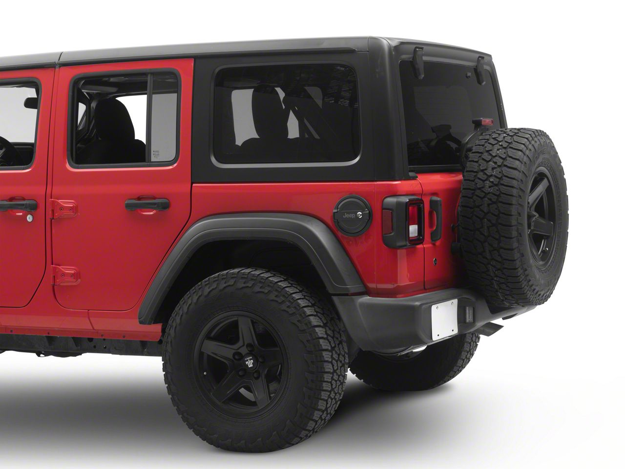 Jeep Licensed by RedRock Jeep Wrangler Locking Aluminum Fuel