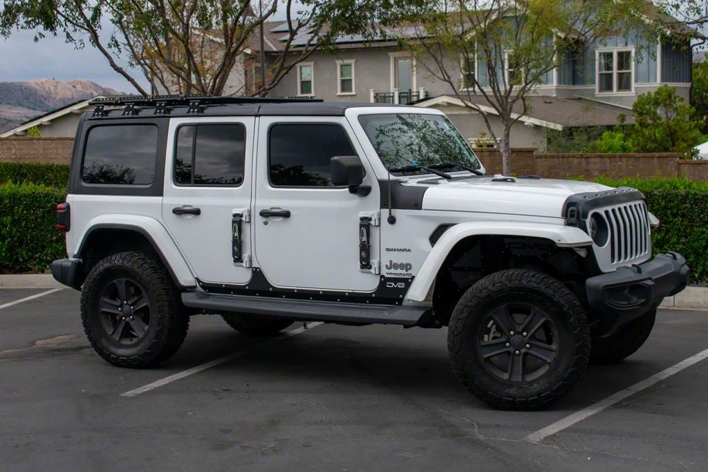 Zombie Racks Jeep Wrangler Wasteland Half Roof Rack with Hybrid