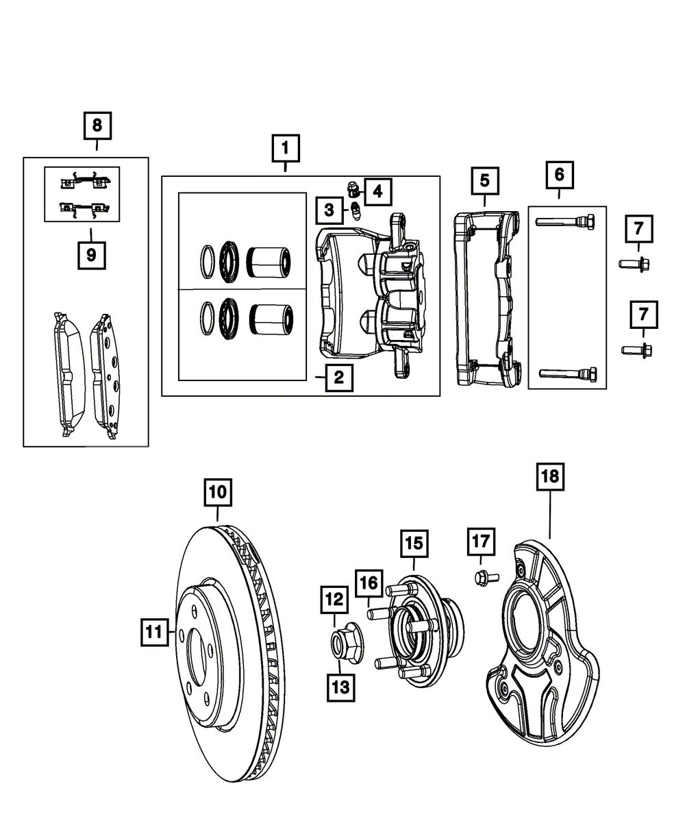 Mopar Jeep Wrangler Hub Set Screw 06512156AA (18-26 Jeep Wrangler