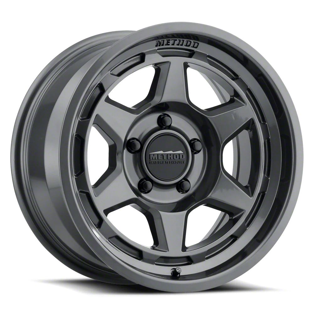 Method Race Wheels Jeep Gladiator MR708 Bead Grip Gloss Titanium