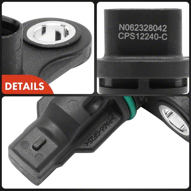PUNICS Crankshaft Position Sensor Compatible With For Cherokee KK 2.8crd 2008 2009-2012 GRAND For CHEROKEE WK2 Car Parts Engine Crankshaft Position Sensor 68029496AA K68029496AA
