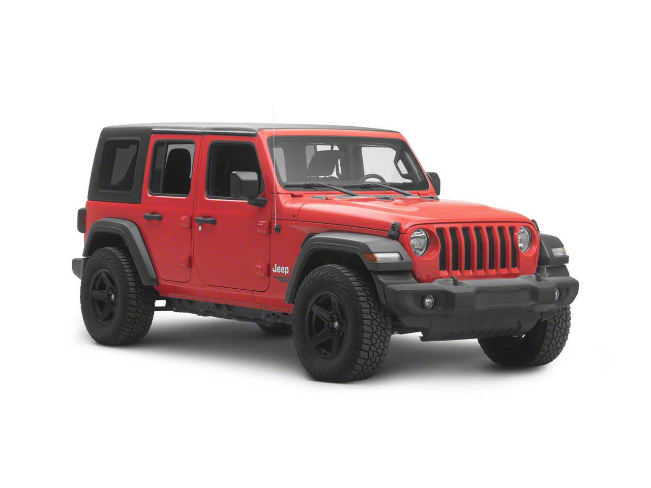 Jeep Wrangler Two-Piece Hard Top; Black (18-26 Jeep Wrangler JL 4