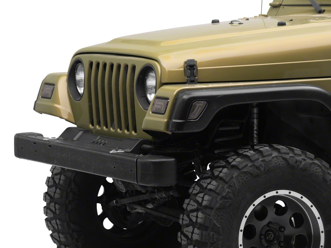 DOT 7" Round Halo LED Headlights + Tail Lights Combo Kit For Jeep