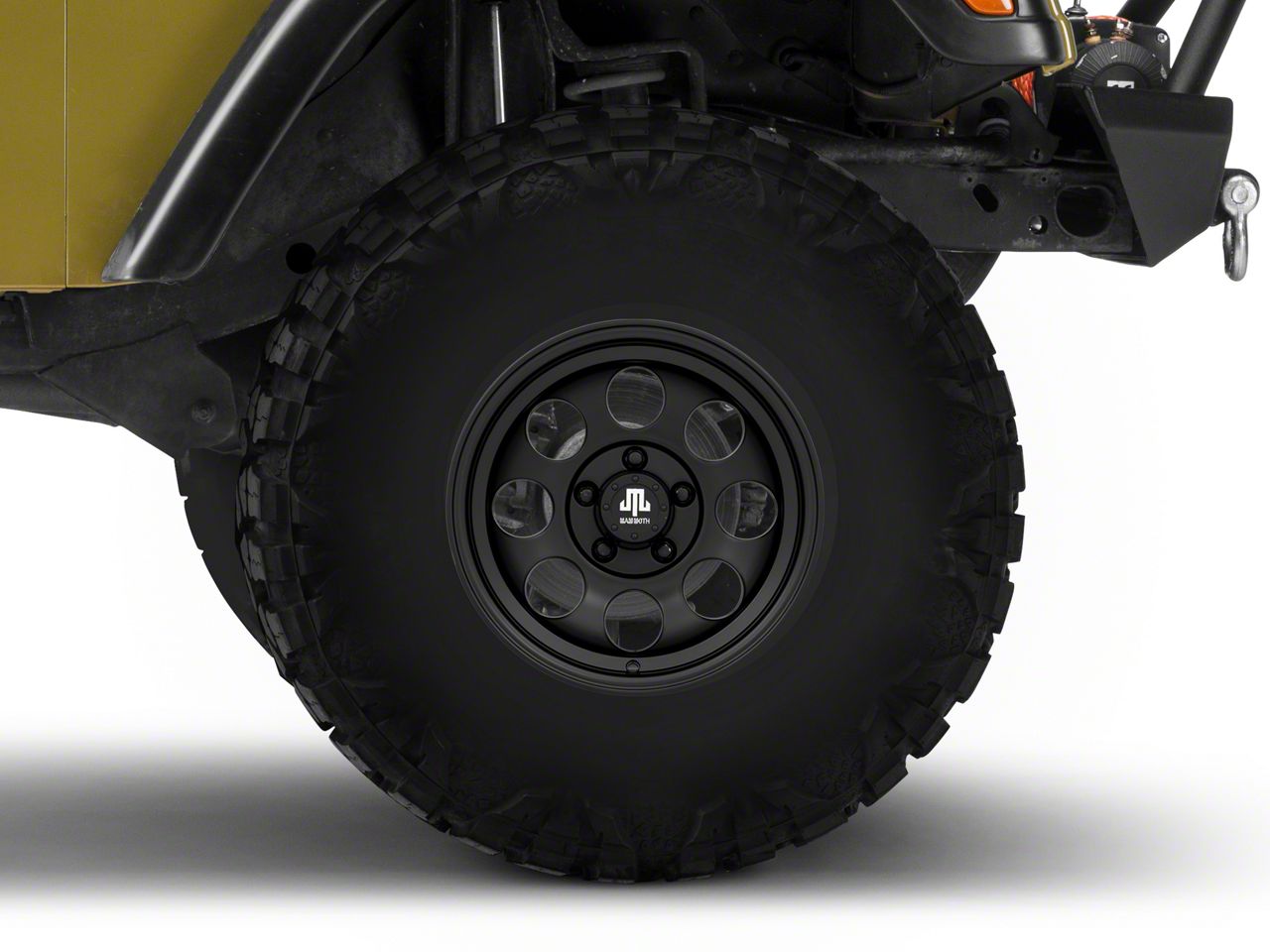 Jeep Wrangler 15x8 Mammoth 8 & 35in Mickey Thompson Mud-Terrain