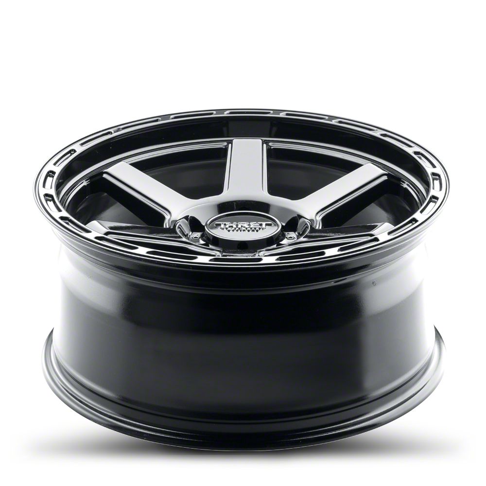 Thret Offroad Jeep Wrangler Thunder Gloss Black Wheel; 17x9; 0mm