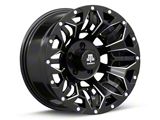 Mammoth Arachnid Satin Black Wheel; 17x9; -6mm Offset (07-18 Jeep Wrangler JK)