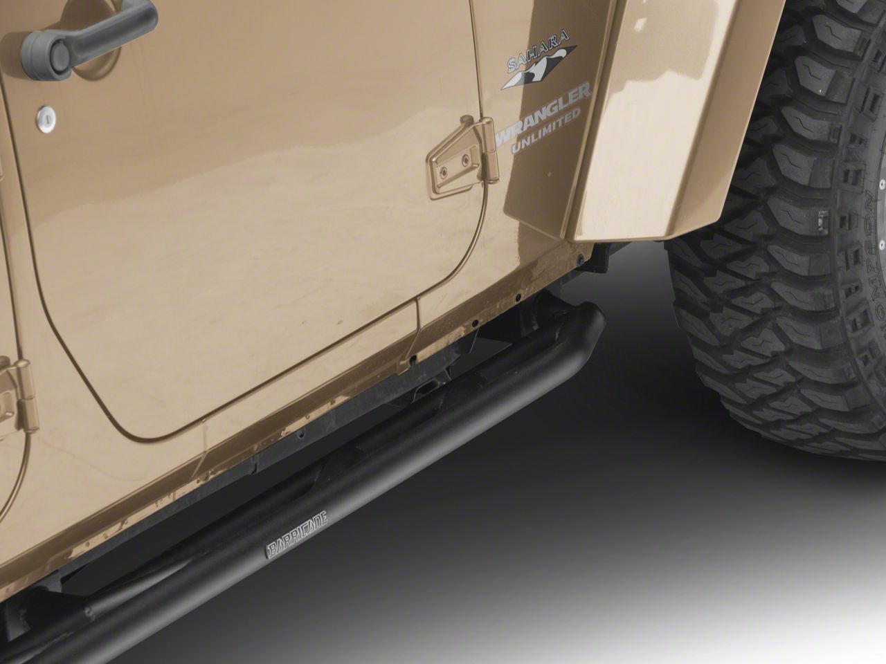 Barricade Jeep Wrangler Pro Series Rock Sliders J251965 (07-18