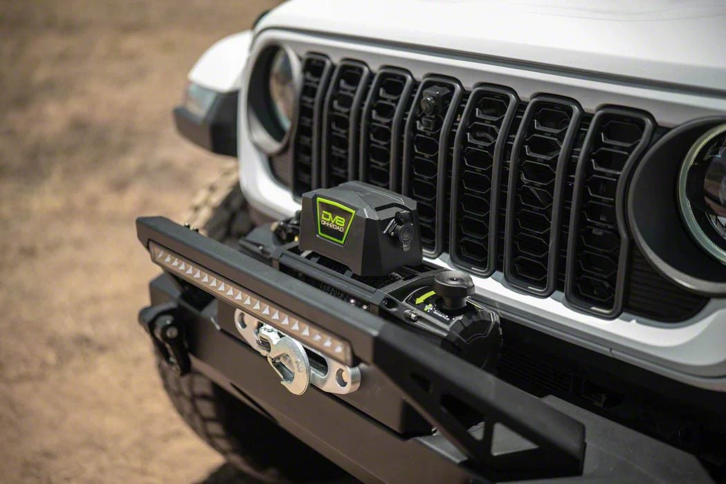 DV8 Offroad Jeep Wrangler Xtract 12,000 lb. Winch with Synthetic
