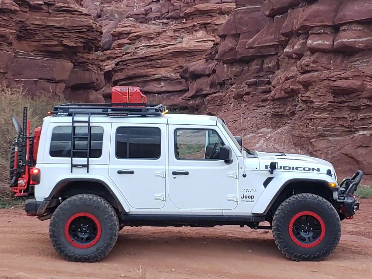 Maximus-3 Jeep Wrangler Roof Rack Side Ladder for Gen 1 Pioneer