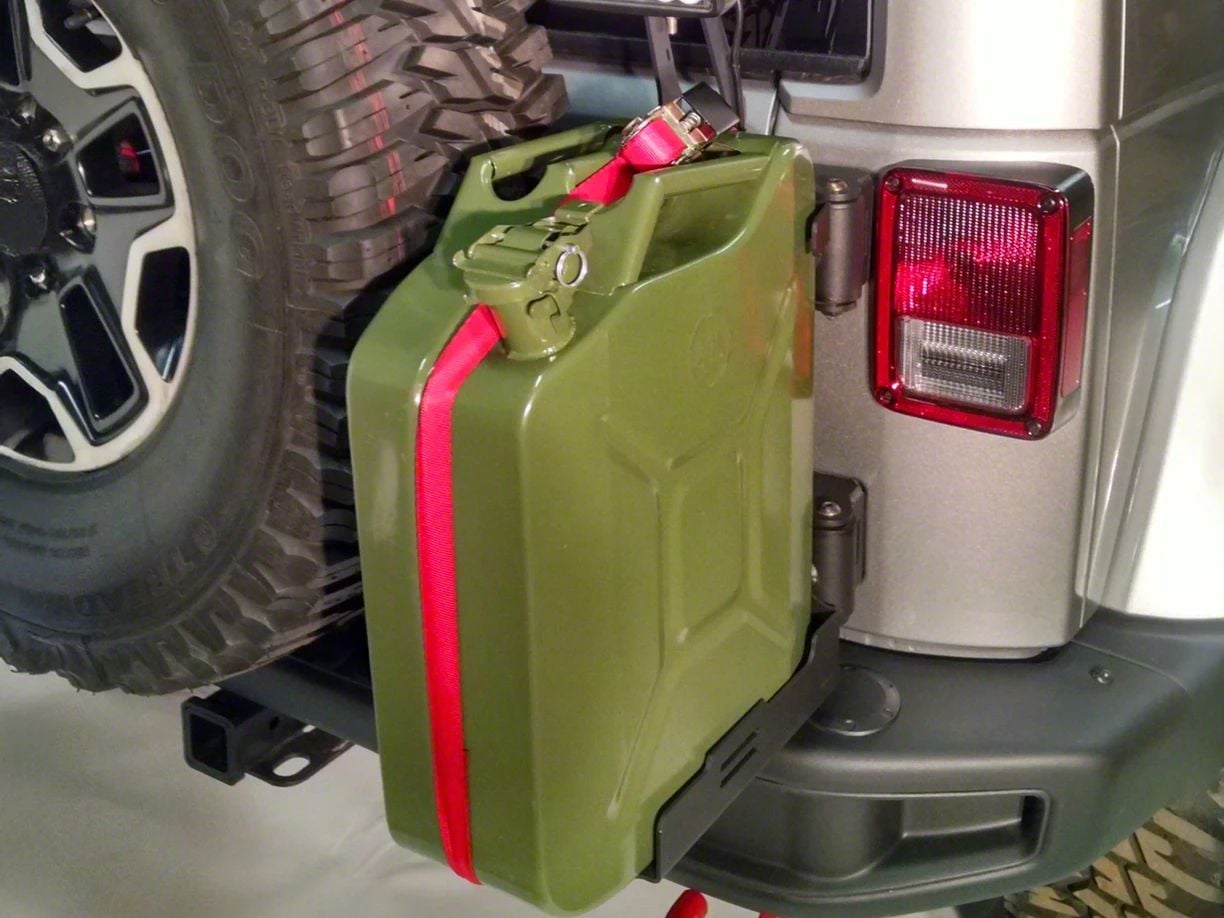 Maximus-3 Jeep Wrangler Side Nato Jerry Can Holder; Textured Black