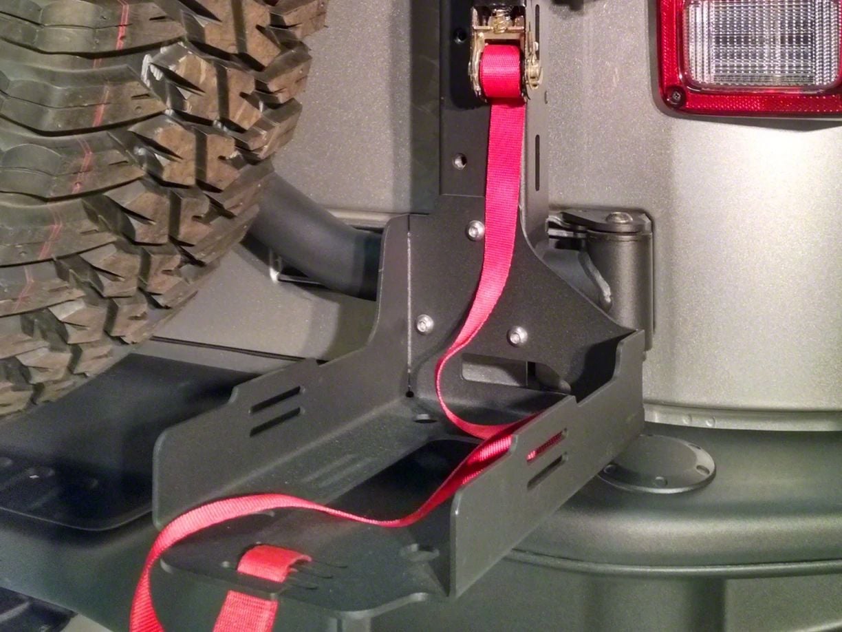 Maximus-3 Jeep Wrangler Side Nato Jerry Can Holder; Textured Black