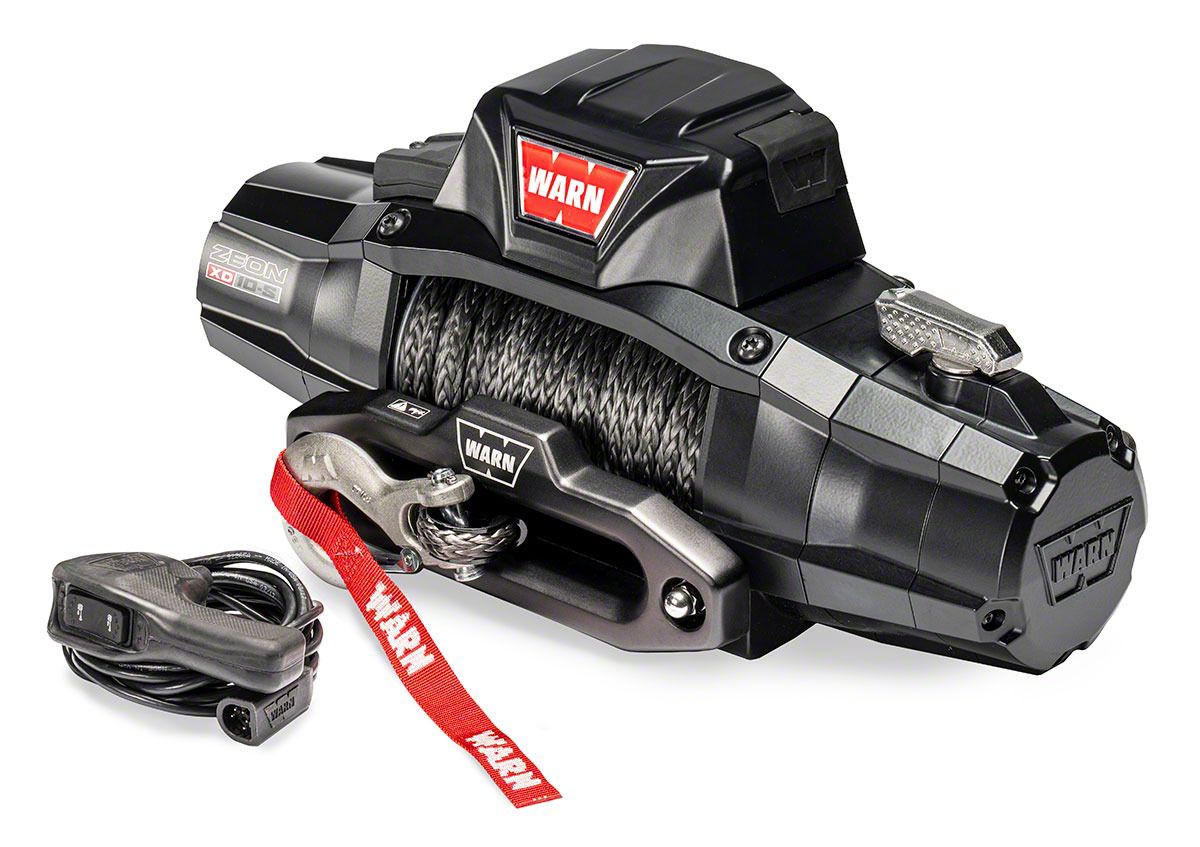 WARN Jeep Wrangler ZEON XD 10-S 10,000 lb. Winch with Synthetic