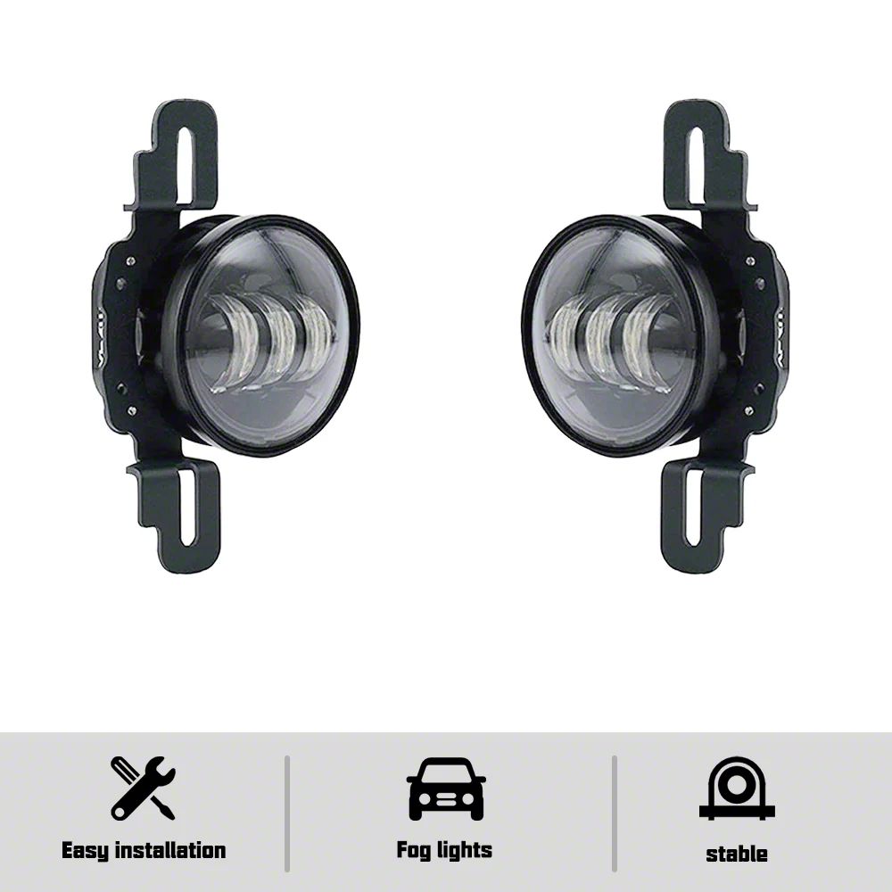 Xprite 4 Fog Light Mounting Bracket Jeep Wrangler JK Hard Rock 10a Bumper And Jl 2013 2018 Fl R4in Bracket G1