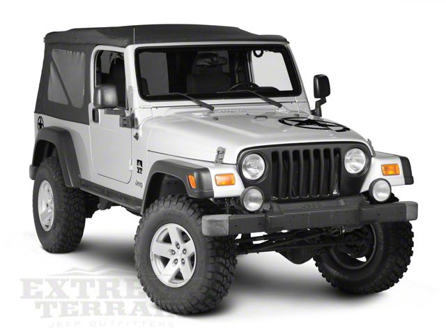 SEC10 Jeep Wrangler On The Move Star Kit; Gloss Black J26027 (66-25 Jeep CJ5, CJ7, Wrangler YJ, TJ, JK & JL) - Free Shipping SEC10 Jeep Wrangler On The Move Star Kit; Gloss Black J26027 (66-25 Jeep CJ5, CJ7, Wrangler YJ, TJ, JK & JL) - Free Shipping