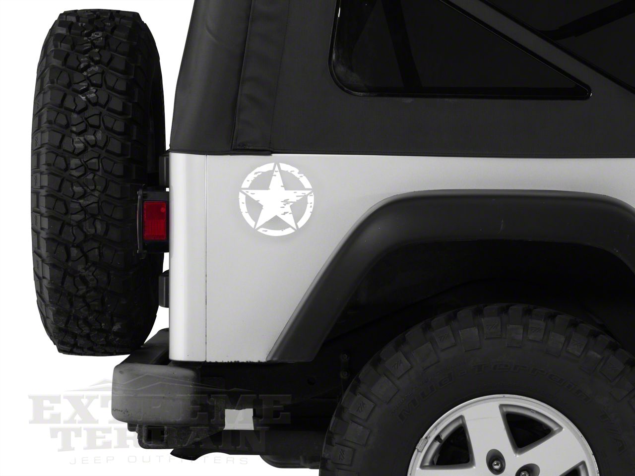 JKラングラー STARMAN SEC10 Jeep Wrangler On The Move Star Kit; White J26029 (66