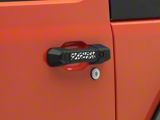 RedRock Aluminum Door and Tailgate Handle Cover Set; White (18-26 Jeep Wrangler JL 2-Door)