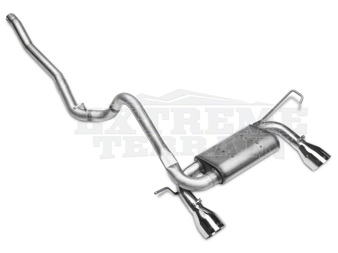 Pypes Jeep Wrangler Street Pro Dual Outlet Cat-Back Exhaust System