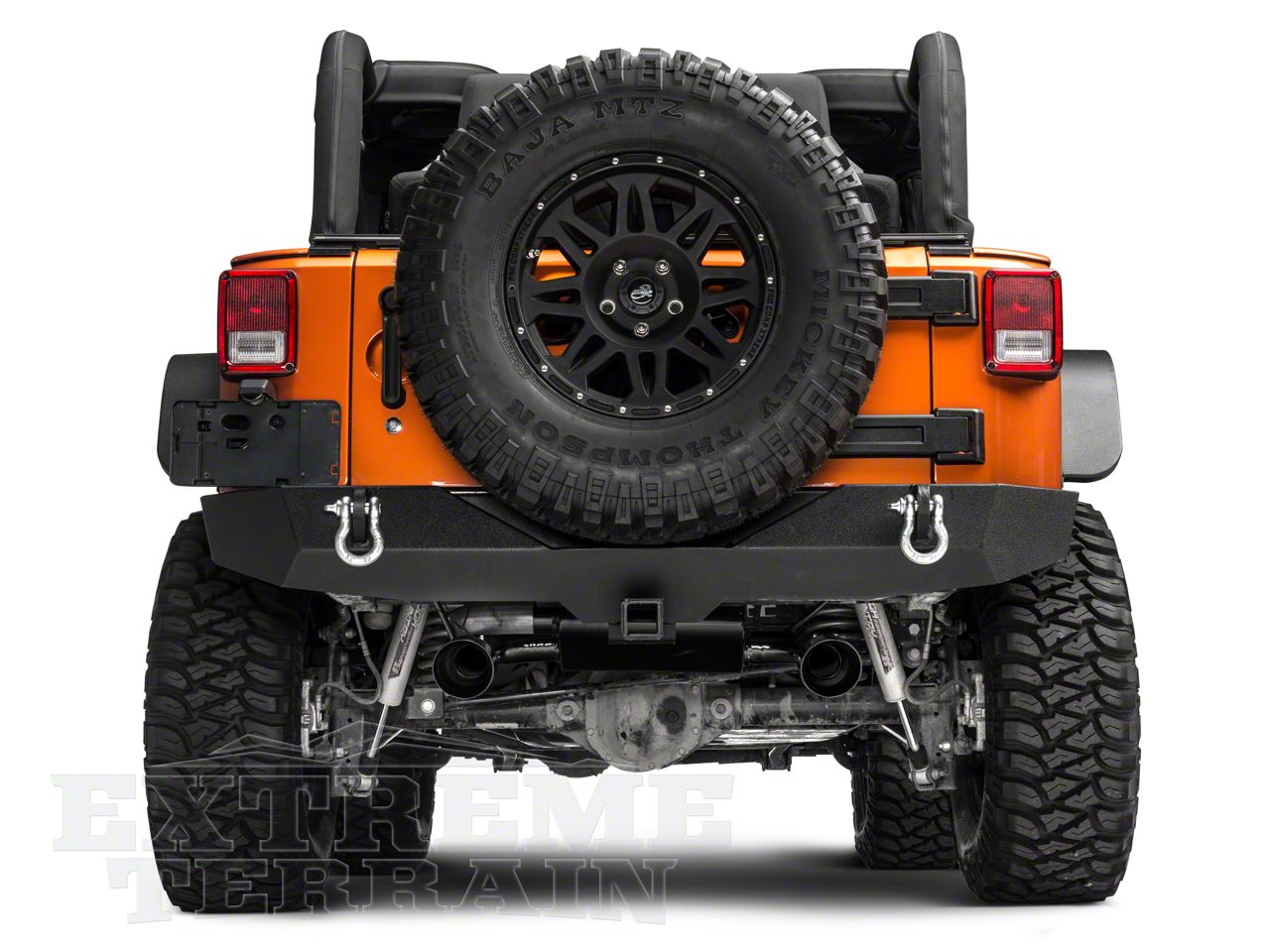 Pypes Jeep Wrangler Black Street Pro Dual Outlet Cat-Back Exhaust