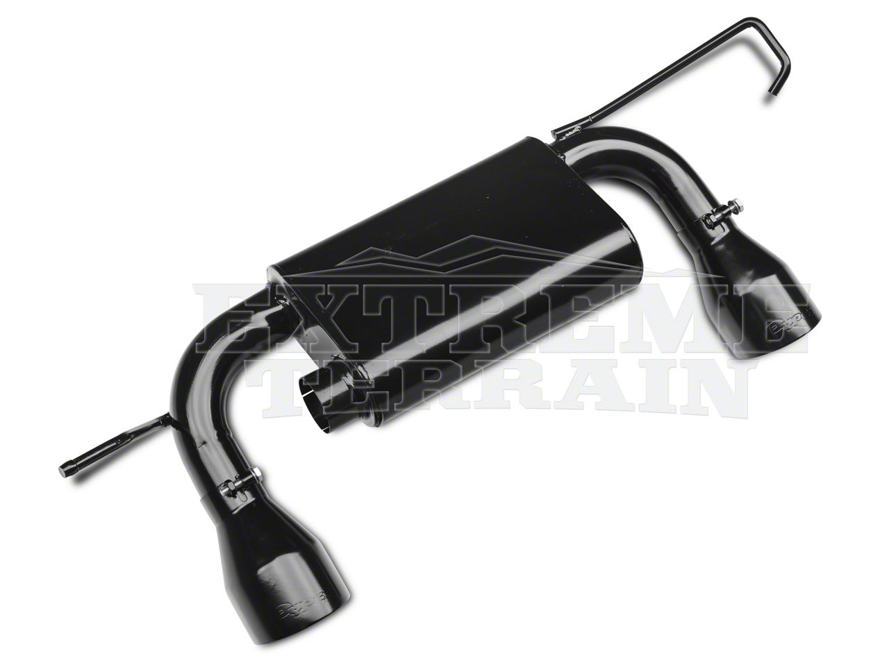 Pypes Jeep Wrangler Black Street Pro Dual Outlet Cat-Back Exhaust