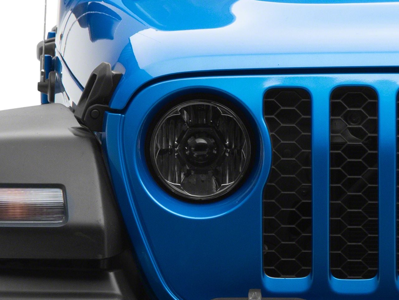 KC HiLiTES Jeep Gladiator 7-Inch Gravity Pro LED Headlights; Black