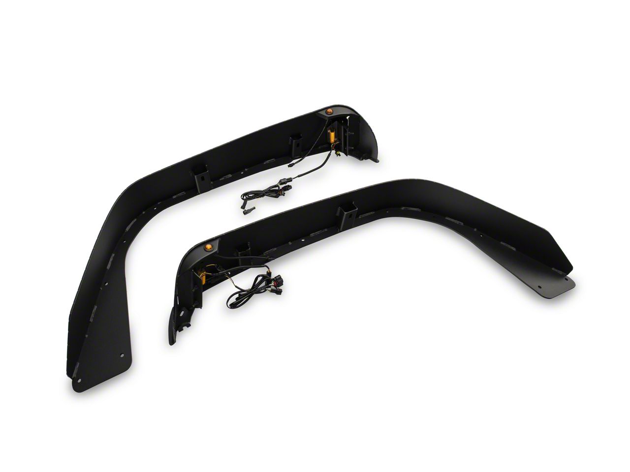 Barricade Jeep Gladiator HD Flat Fender Flares with LED DRL and
