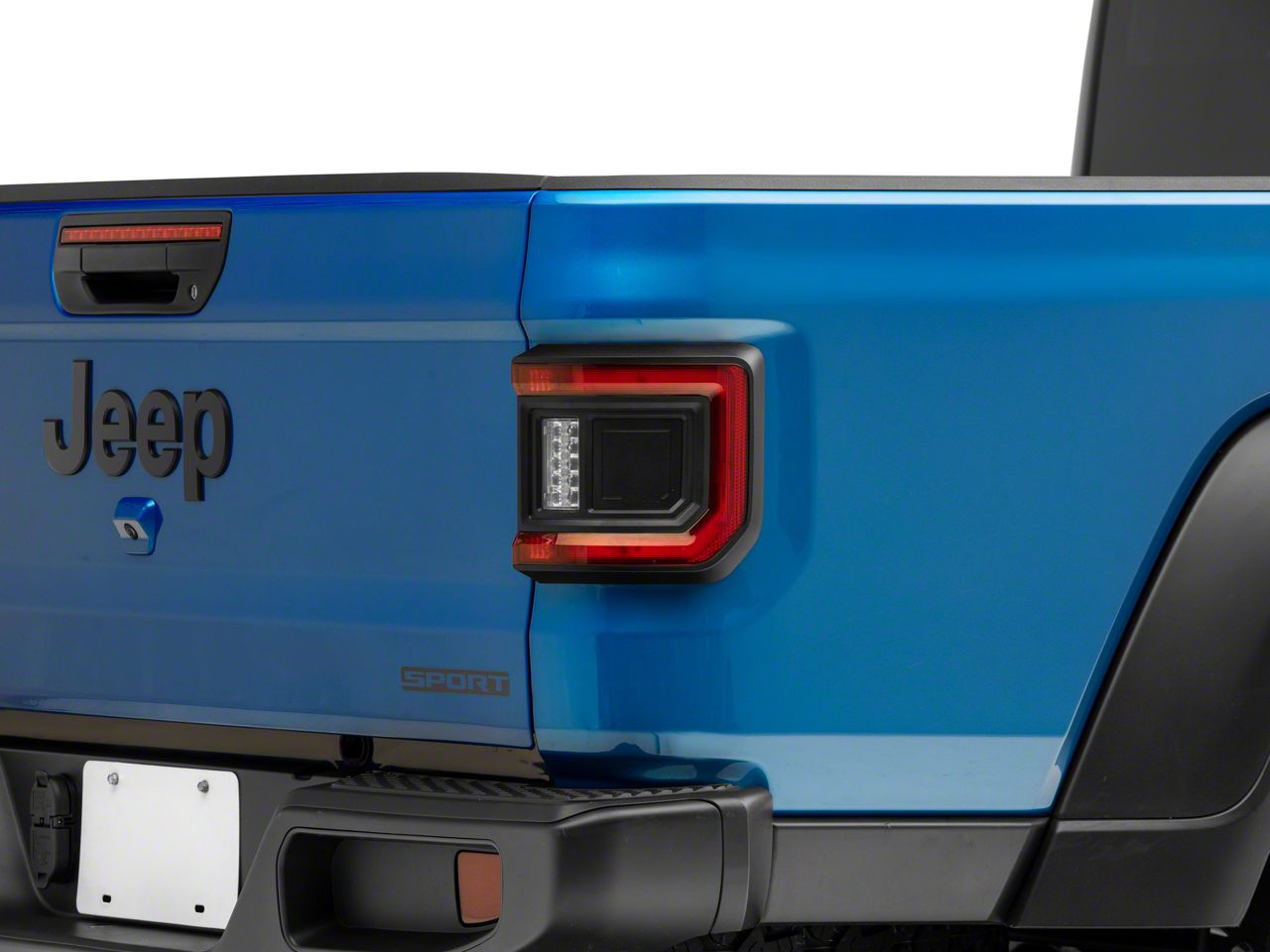 Oracle Jeep Gladiator Flush Mount LED Tail Lights; Black