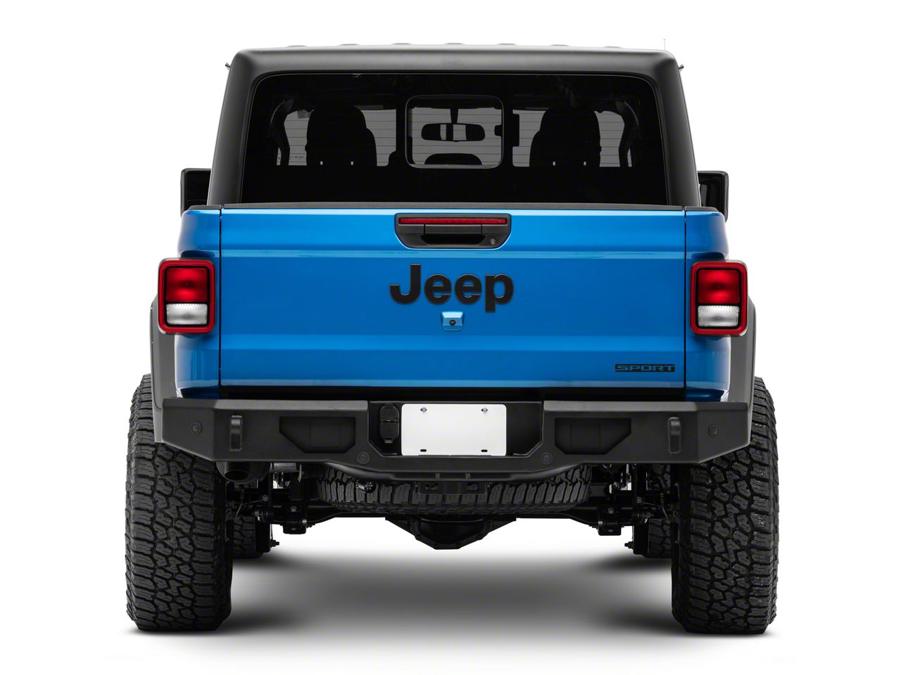 3" OD Tubular Bumper End Caps For Offroad Jeeps & Trucks | HDPE Matte Black Plugs