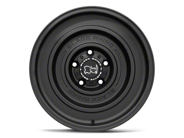 Black Rhino Jeep Gladiator Solid Matte Black Wheel; 17x9.5 Black Rhino Jeep Gladiator Solid Matte Black Wheel; 17x9.5