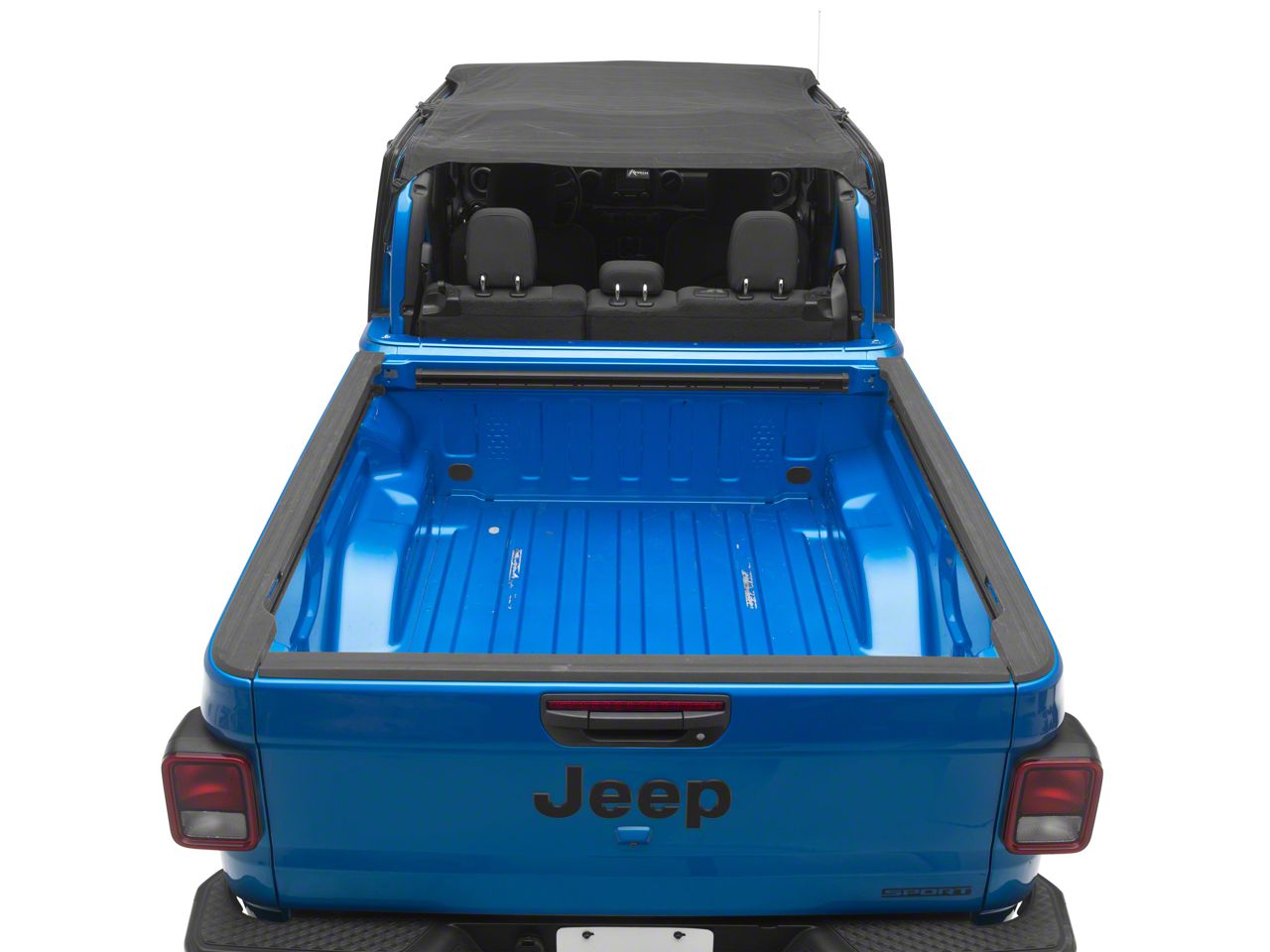 Jeep Gladiator California Extended Brief Top; Black Diamond Jeep Gladiator California Extended Brief Top; Black Diamond