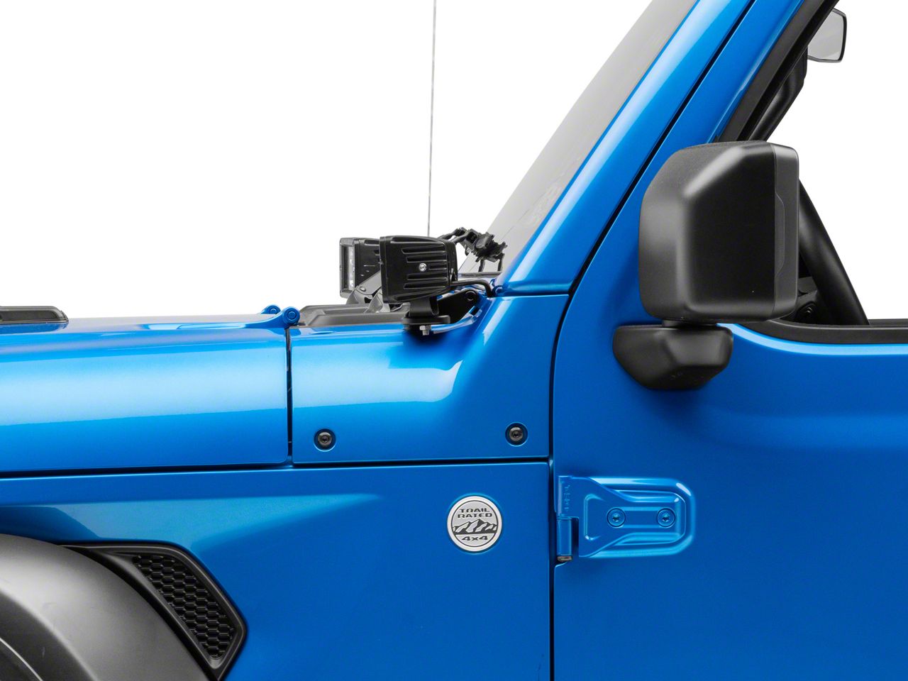 RedRock Jeep Gladiator Windshield Hinge Light Mounts J165235