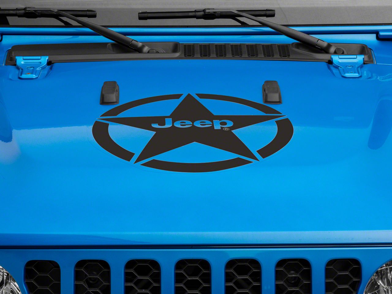 Jeep Licensed by RedRock Jeep Gladiator Jeep Star Accent Decal