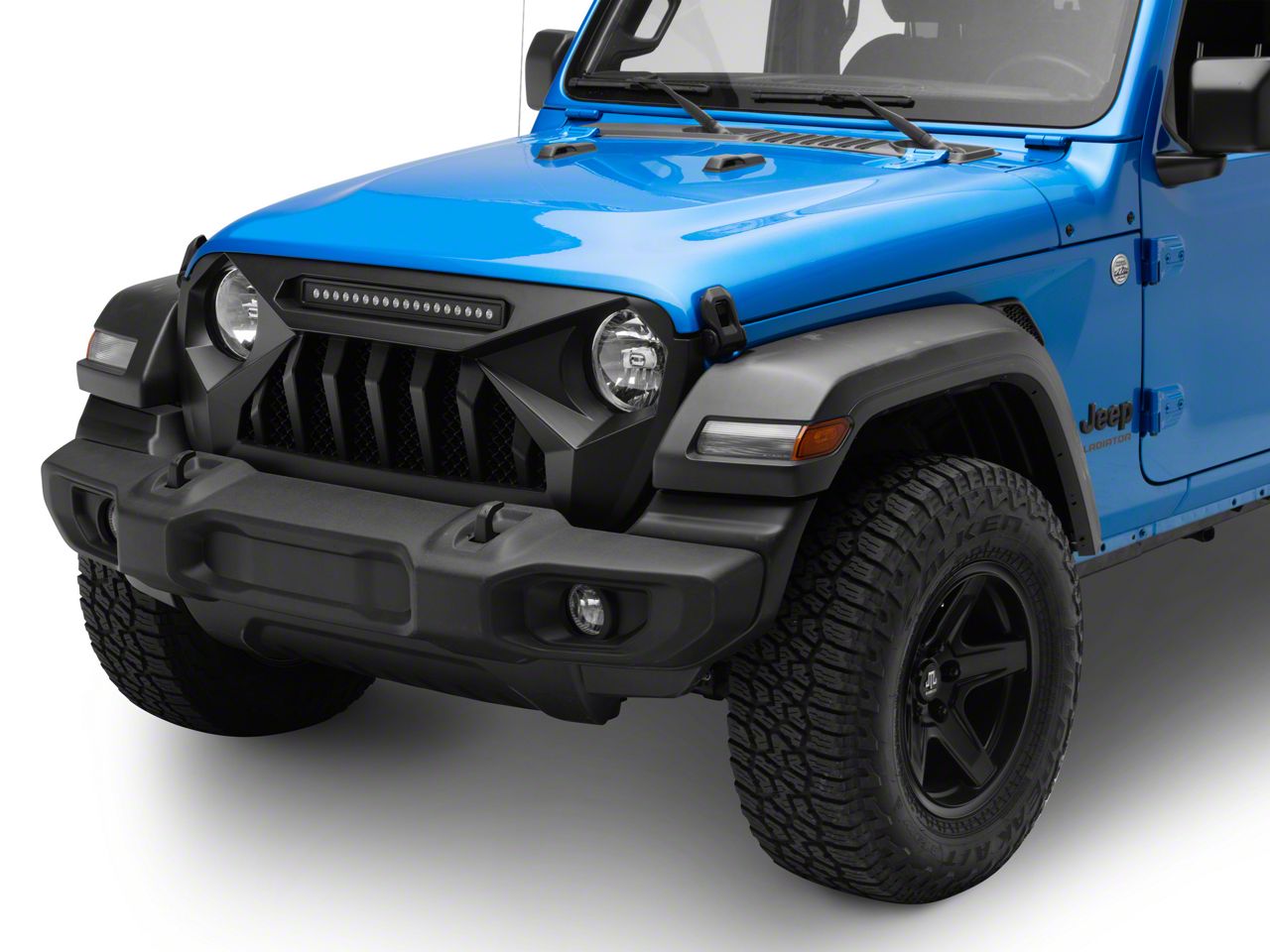American Modified Jeep Gladiator Demon Grille with LED Off