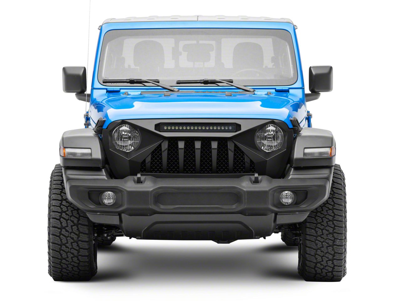 American Modified Jeep Gladiator Demon Grille with LED Off
