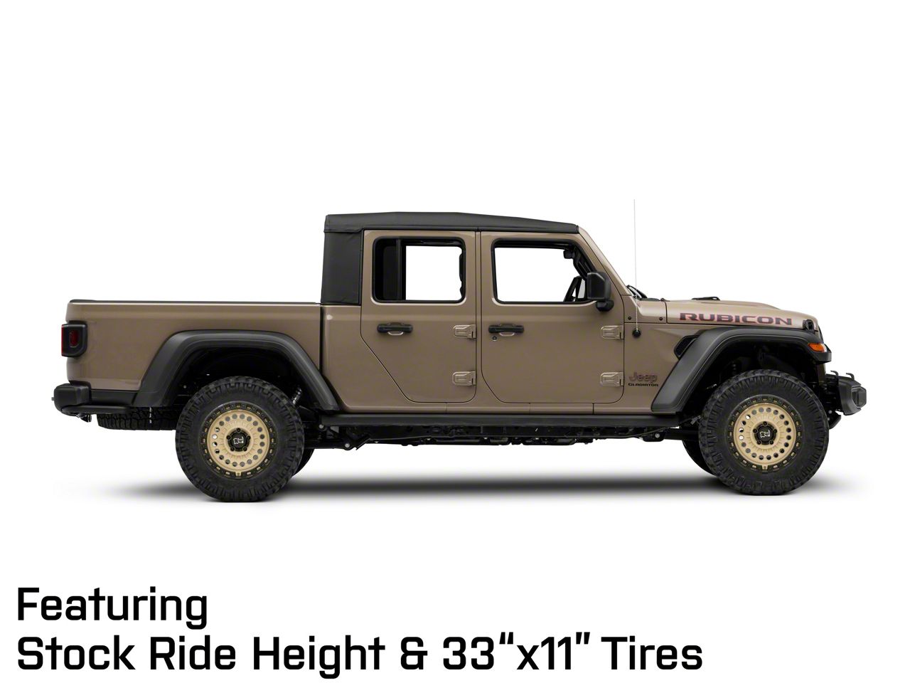 Black Rhino Jeep Gladiator Sentinel Desert Sand Wheel; 20x9.5