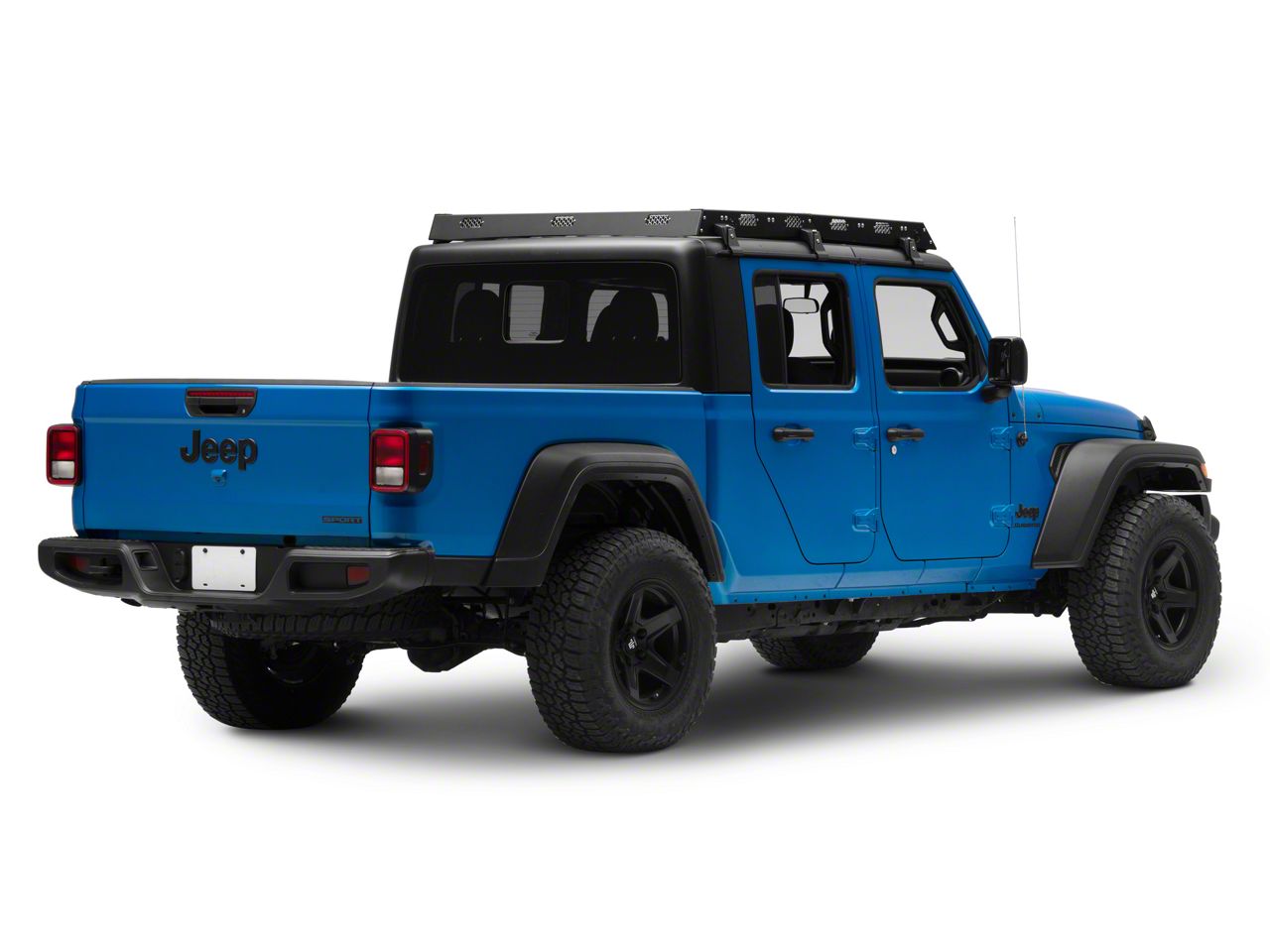 Road Armor Jeep Gladiator Modular Roof Rack; Textured Black