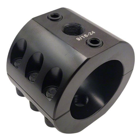 Jeep Wrangler FOX ATS Stabilizer Tie Rod Clamp; Black; 2