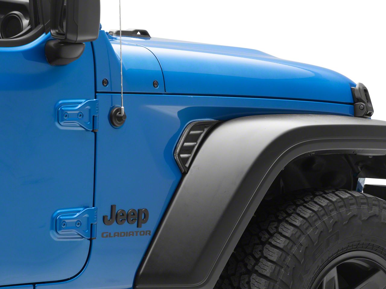 XK Glow Jeep Gladiator RGB+Amber Fender Vent Turn Signal and