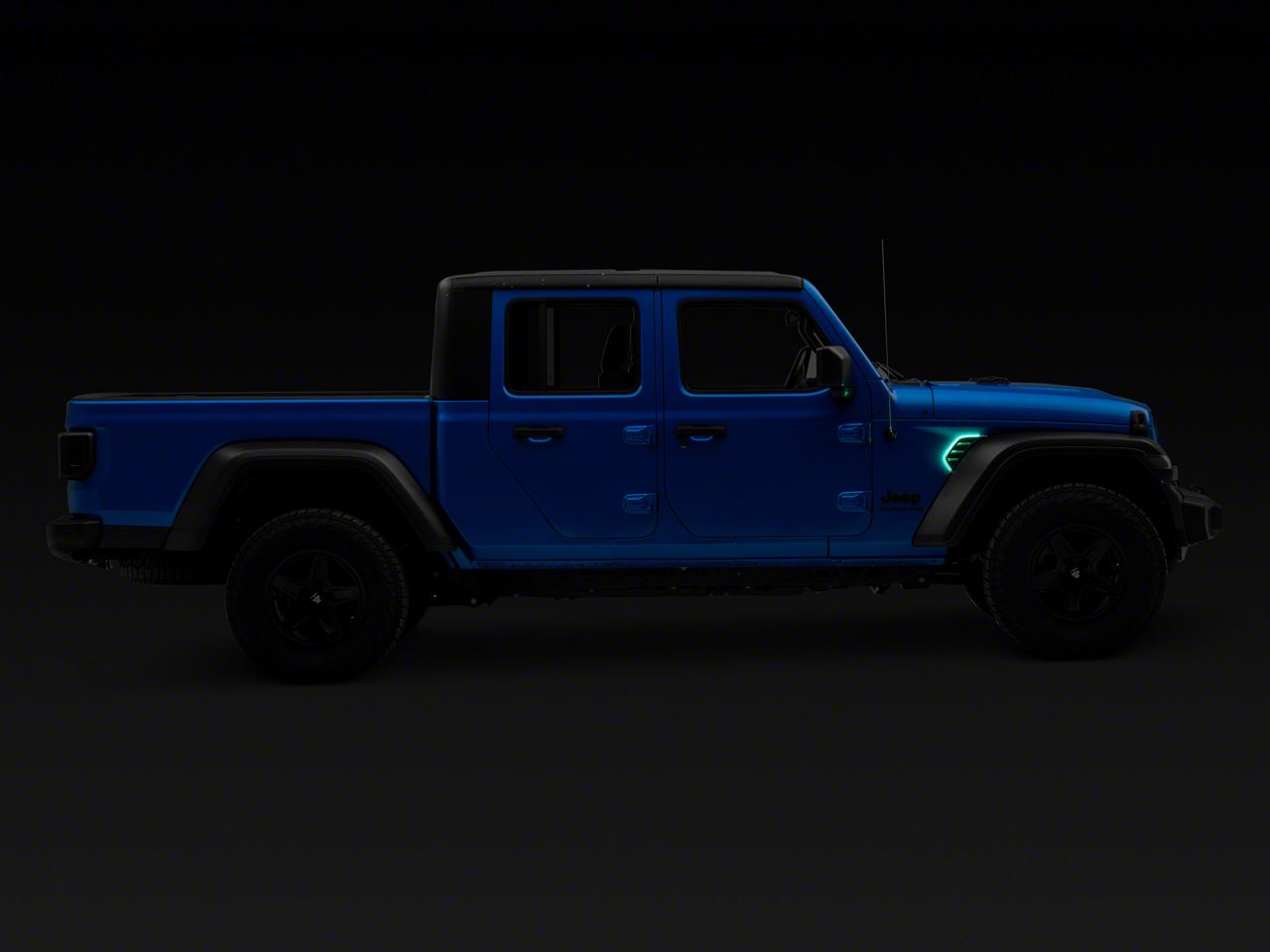 XK Glow Jeep Gladiator RGB+Amber Fender Vent Turn Signal and
