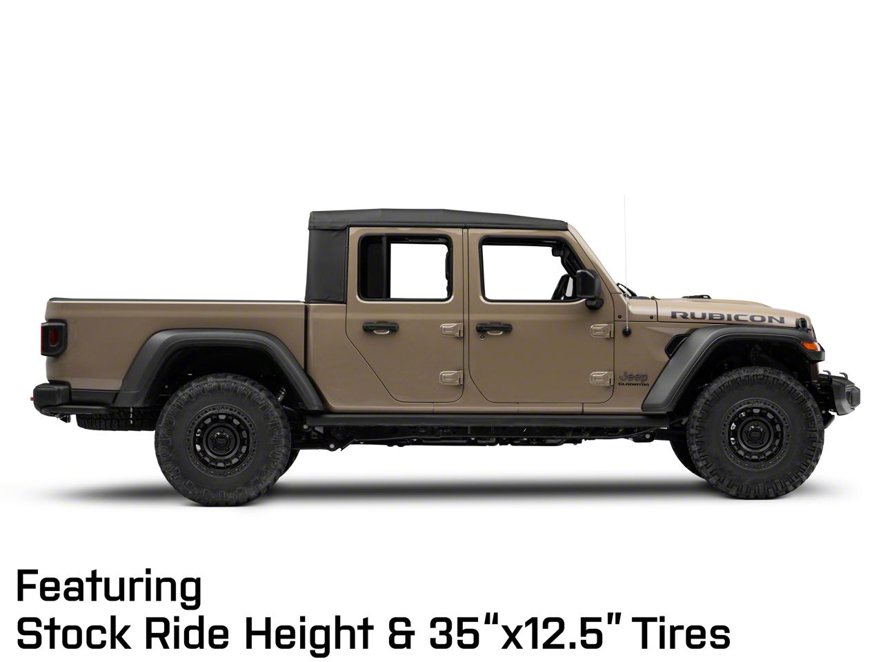 KMC Jeep Gladiator Tank Beadlock Satin Black Wheel; 17x9