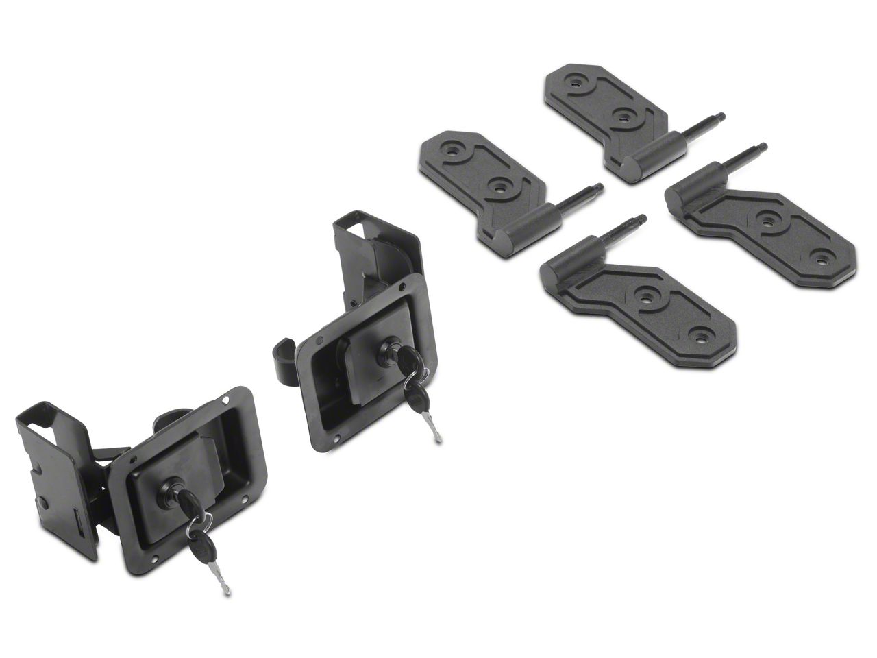 DV8 Offroad Jeep Gladiator Spec Series Half Doors; Rear HDJL-02R