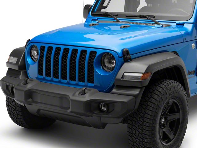 Raxiom Jeep Gladiator Axial Series 9-Inch Angel Eye LED Headlights and LED Fog Lights; Black Housing; Clear Lens J177416 (20-25 Jeep Gladiator JT) - Free Shipping Raxiom Jeep Gladiator Axial Series 9-Inch Angel Eye LED Headlights and LED Fog Lights; Black Housing; Clear Lens J177416 (20-25 Jeep Gladiator JT) - Free Shipping