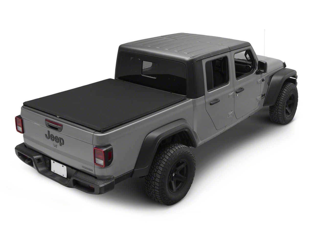 Bestop Jeep Gladiator EZ-Roll Soft Tonneau Cover; Black