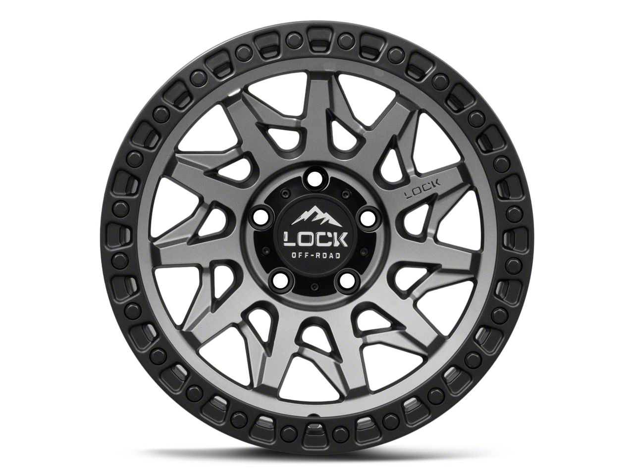 Lock Off-Road Jeep Gladiator Lunatic Matte Grey with Matte