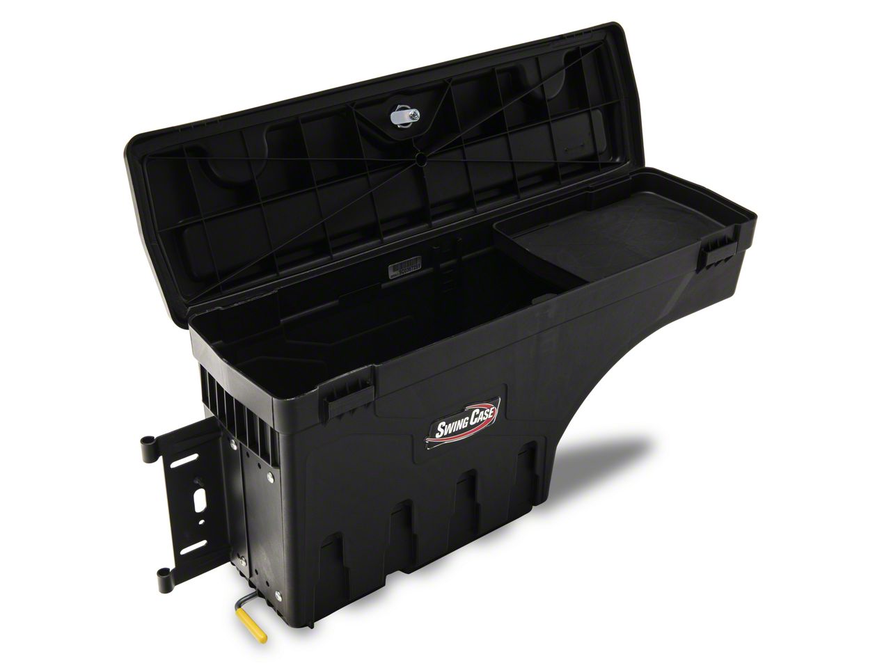 Rugged Ridge Armis Swing Case - Driver Side Storage Box For 2020-2022 Jeep Gladiator, Weather Resistant