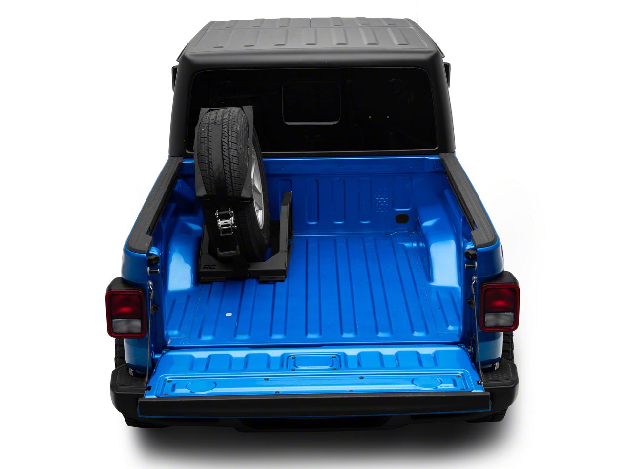 rats・delivery　繋留3点セット×2セット Rough Country Jeep Gladiator Bed Mounted Tire Carrier 99073