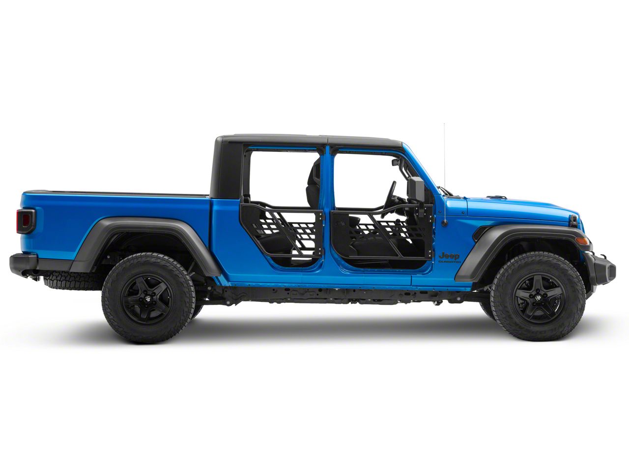 Barricade Jeep Gladiator Tubular Safari Doors with Mirrors