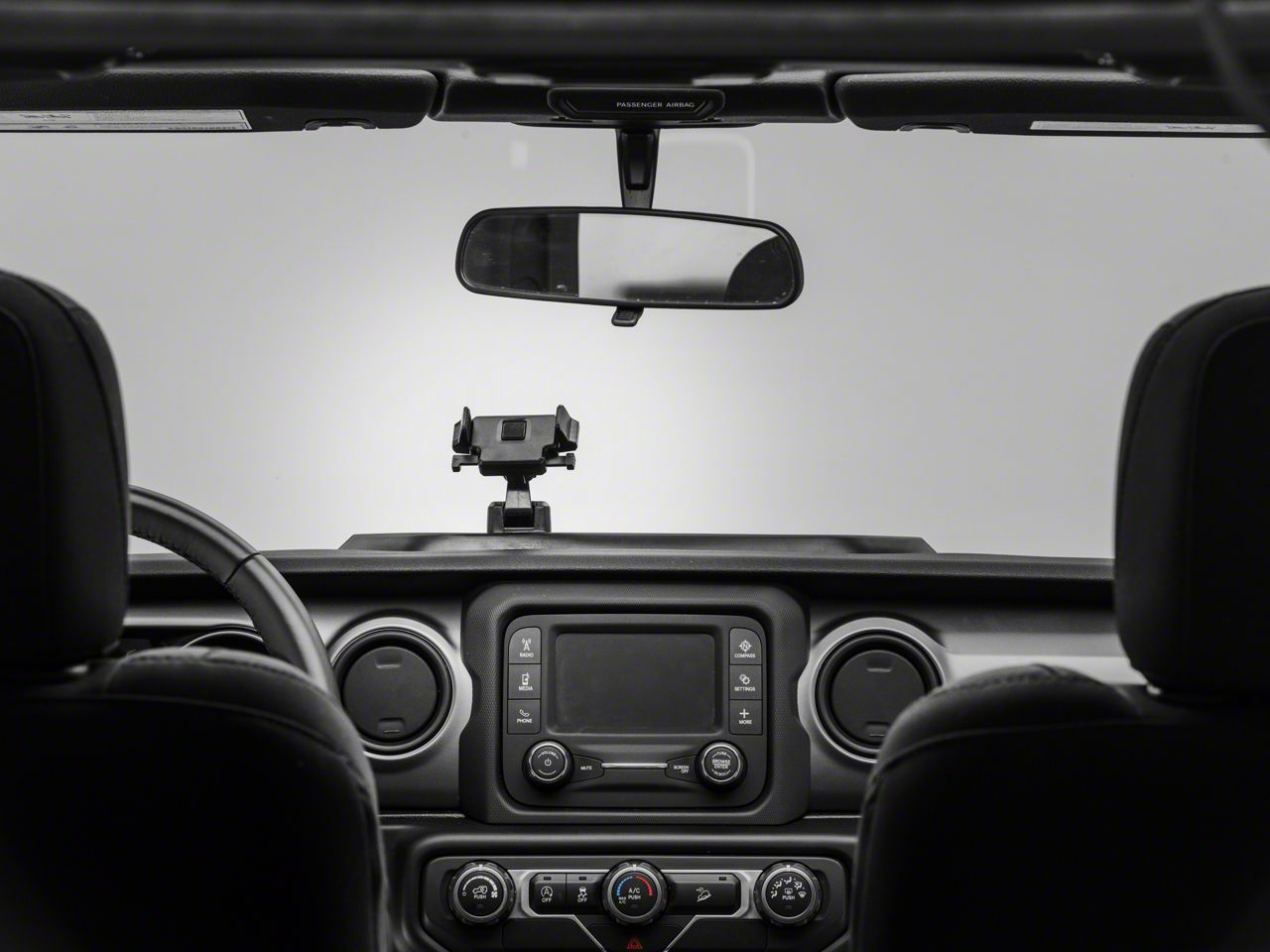 Support Téléphone Voiture JOYTUTUS - Fixation Métal Sur Tableau De Bord, Noir