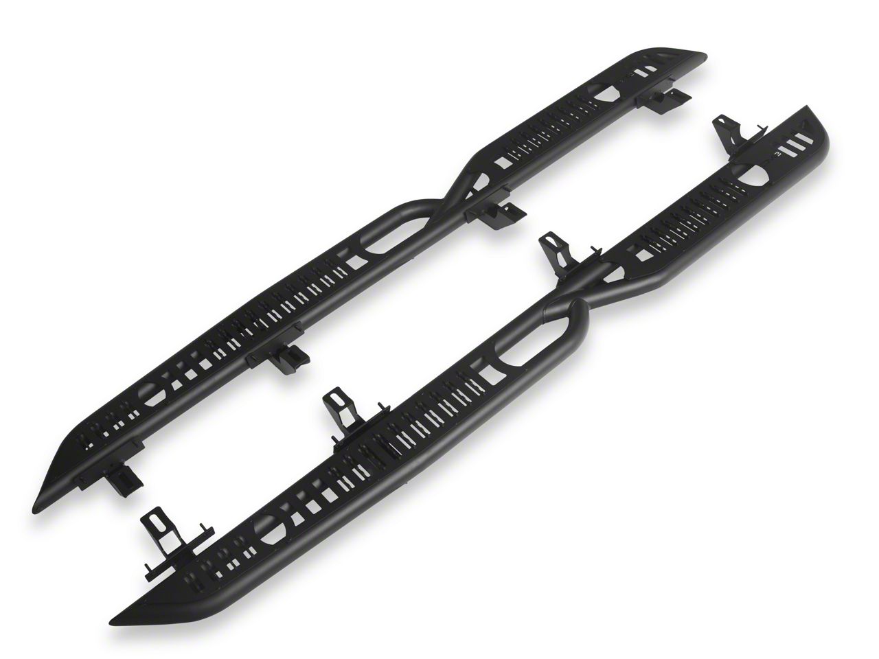 DV8 Offroad Jeep Gladiator OE Plus Series Side Step Bars; Textured