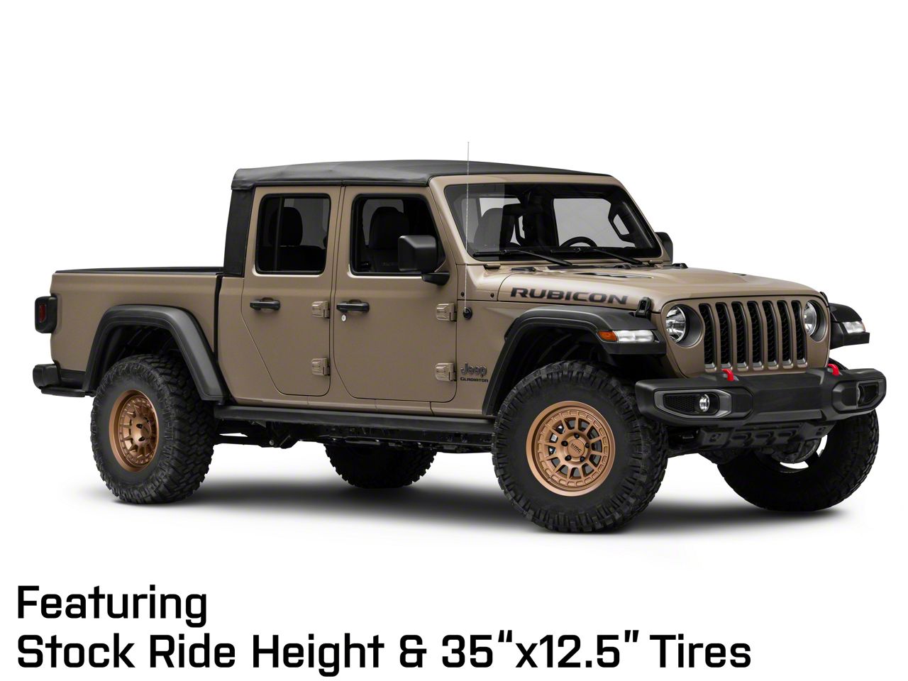 KMC Jeep Gladiator Canyon Matte Bronze Wheel; 17x8.5; 0mm KMC Jeep Gladiator Canyon Matte Bronze Wheel; 17x8.5; 0mm